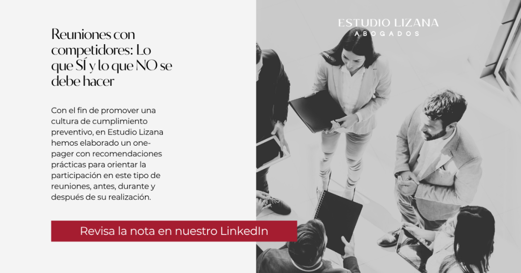 Reuniones con competidores: Lo que SÍ y lo que NO se debe hacer